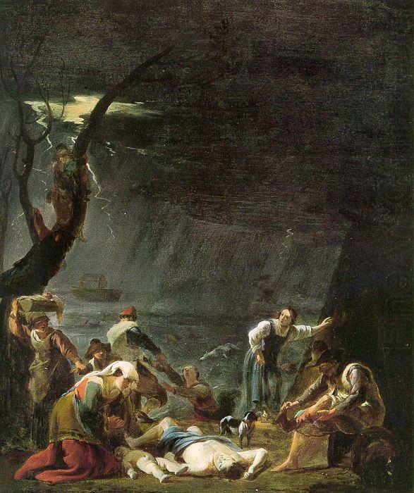 Karel Dujardin The Flood china oil painting image